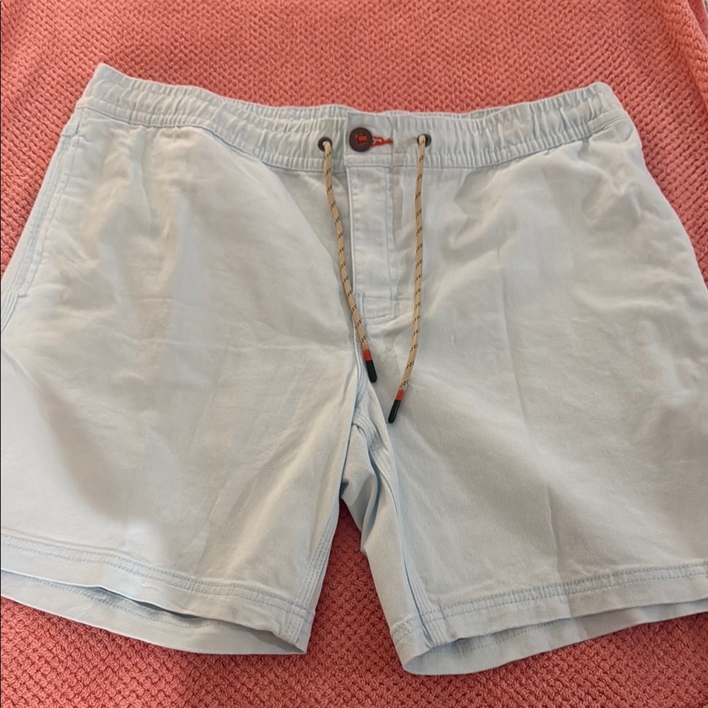 George Light Blue Men's Flat Front Shorts